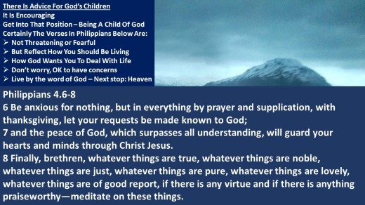 Advice for God's children
